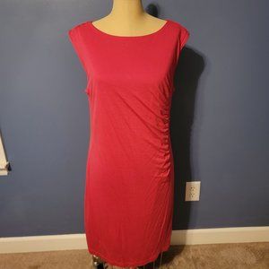 LOFT- NWT pink knit dress